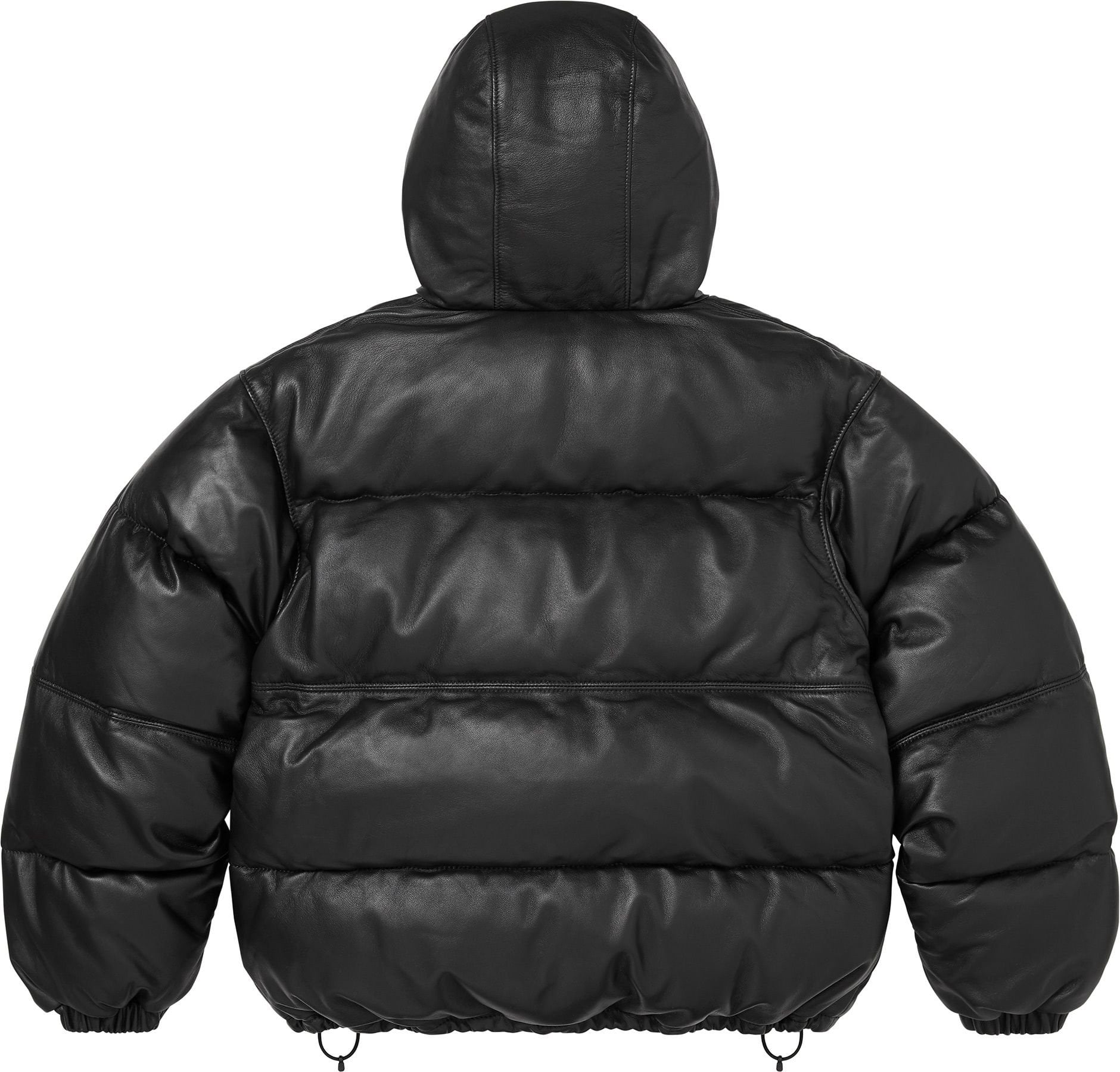 Supreme®/Schott® Leather Down Hooded Puffer Jacket view 6